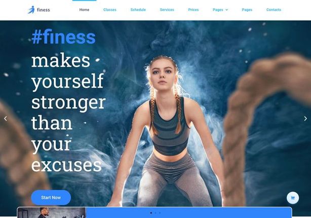 Jasa bikin website tempat fitnes
