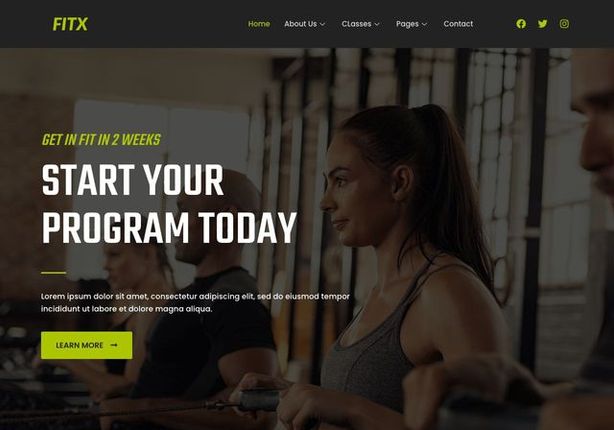 Jasa bikin website GYM