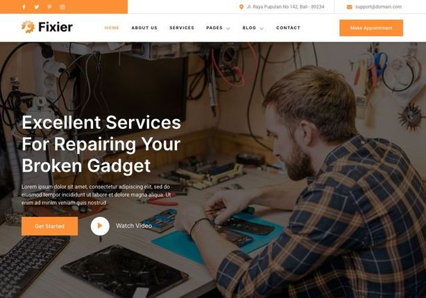 Jasa bikin website repair phone