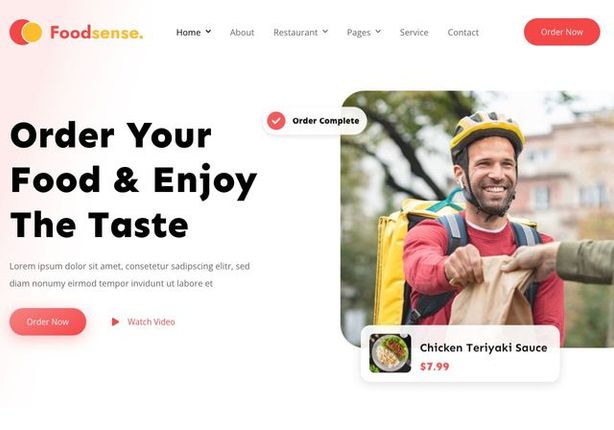 Jasa bikin website food