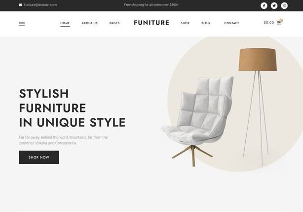 Jasa bikin website furniture