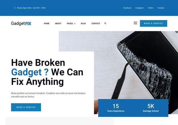 Jasa bikin website service hp